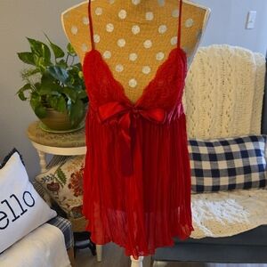 NWT Victoria's Secret Red Babydoll